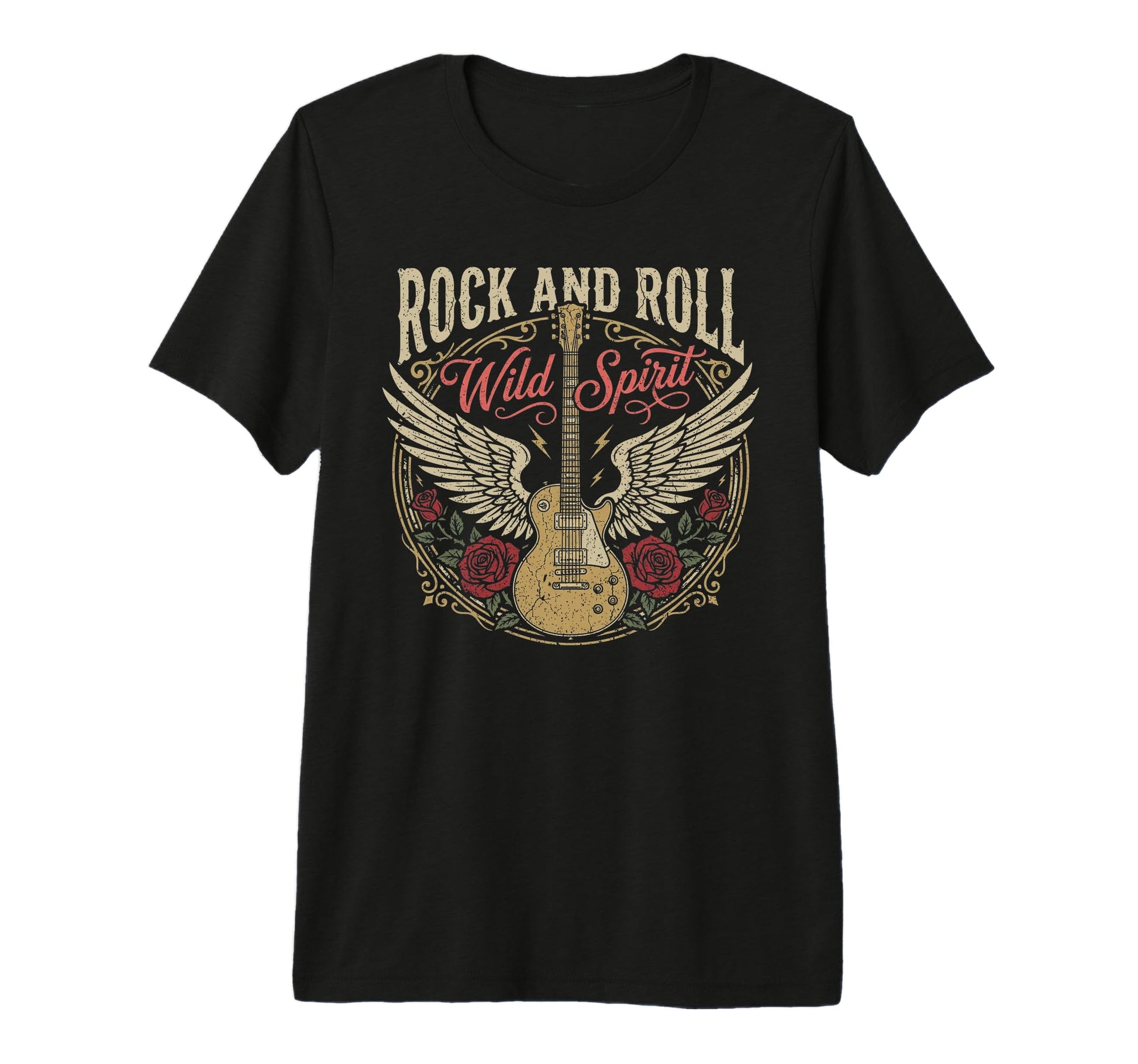 Rock N Roll Electric Guitar Rock Band T-Shirt - Fun Novelty Design Unisex - T-Shirt, Sweatshirt, Hoodie