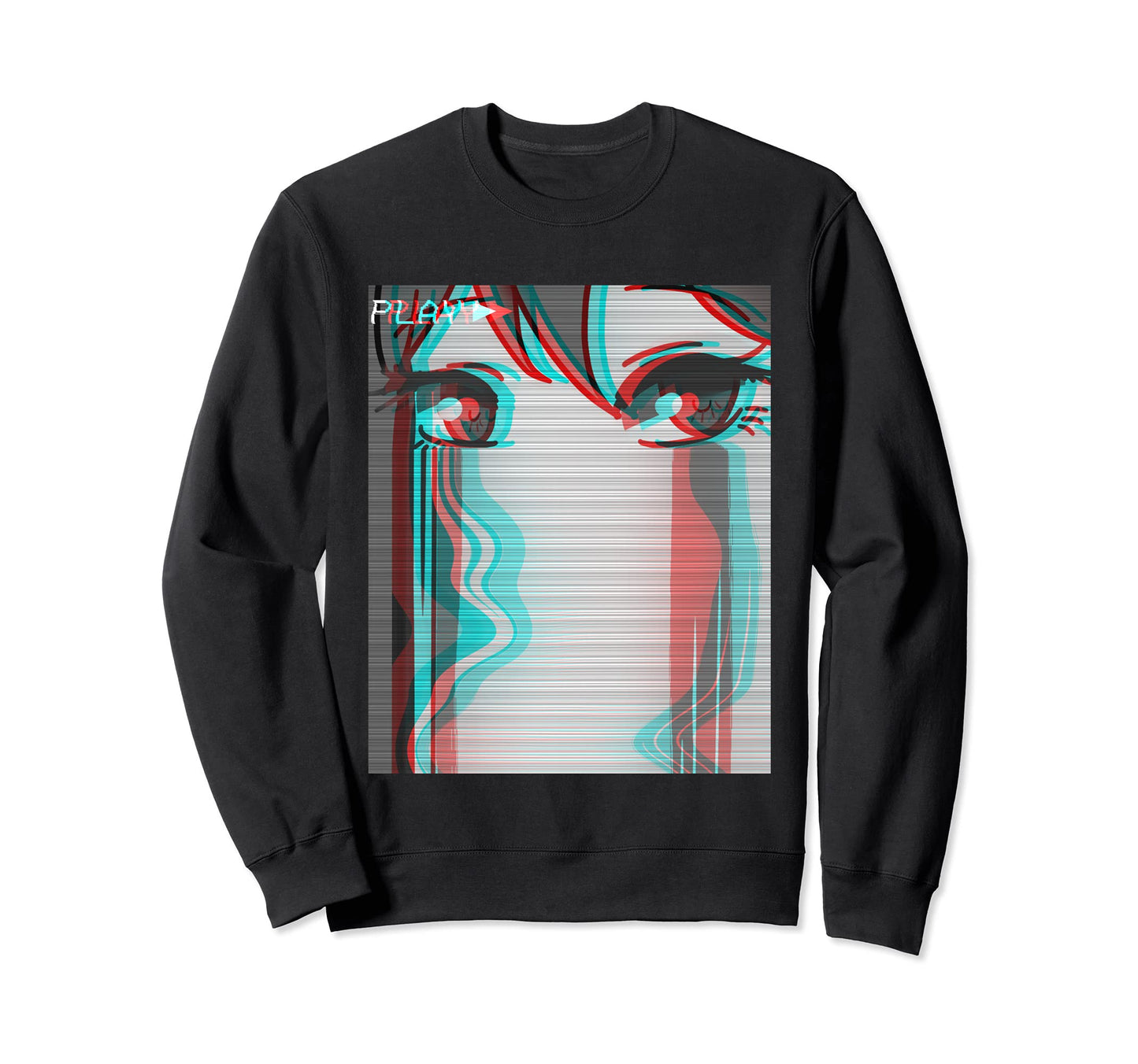 Sad Anime Eboy Egirl Harajuku Otaku Sweatshirt - Streetwear Style Unisex - T-Shirt, Sweatshirt, Hoodie