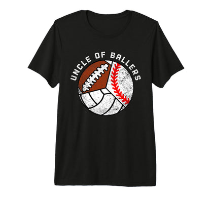 Mens Uncle Ballers Funny Baseball T-Shirt - Streetwear Style Men Women - T-Shirt, Sweatshirt, Hoodie