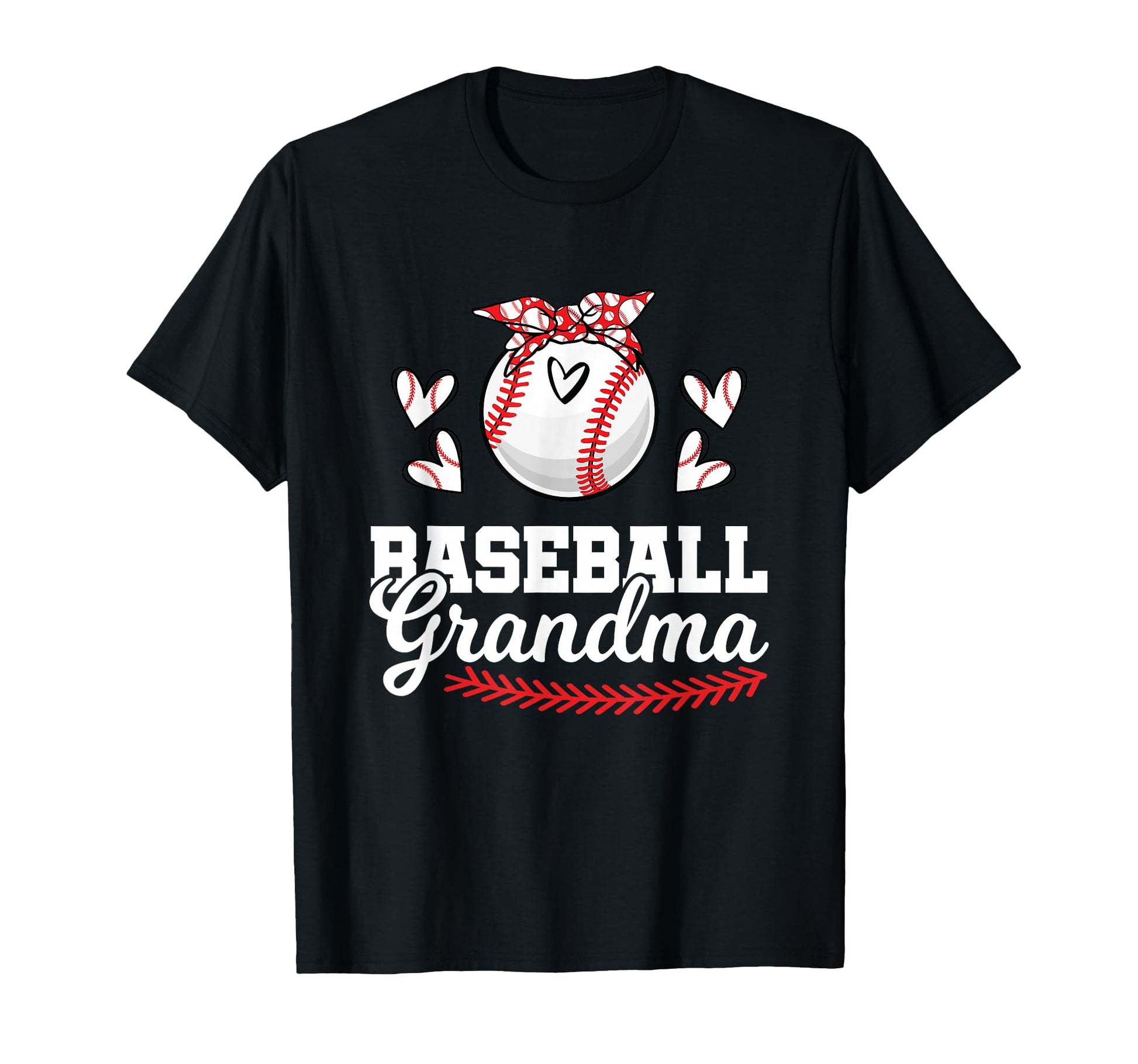 Baseball Grandma Baseball Granny Grandmom T-Shirt - Graphic Print Men Women - T-Shirt, Sweatshirt, Hoodie