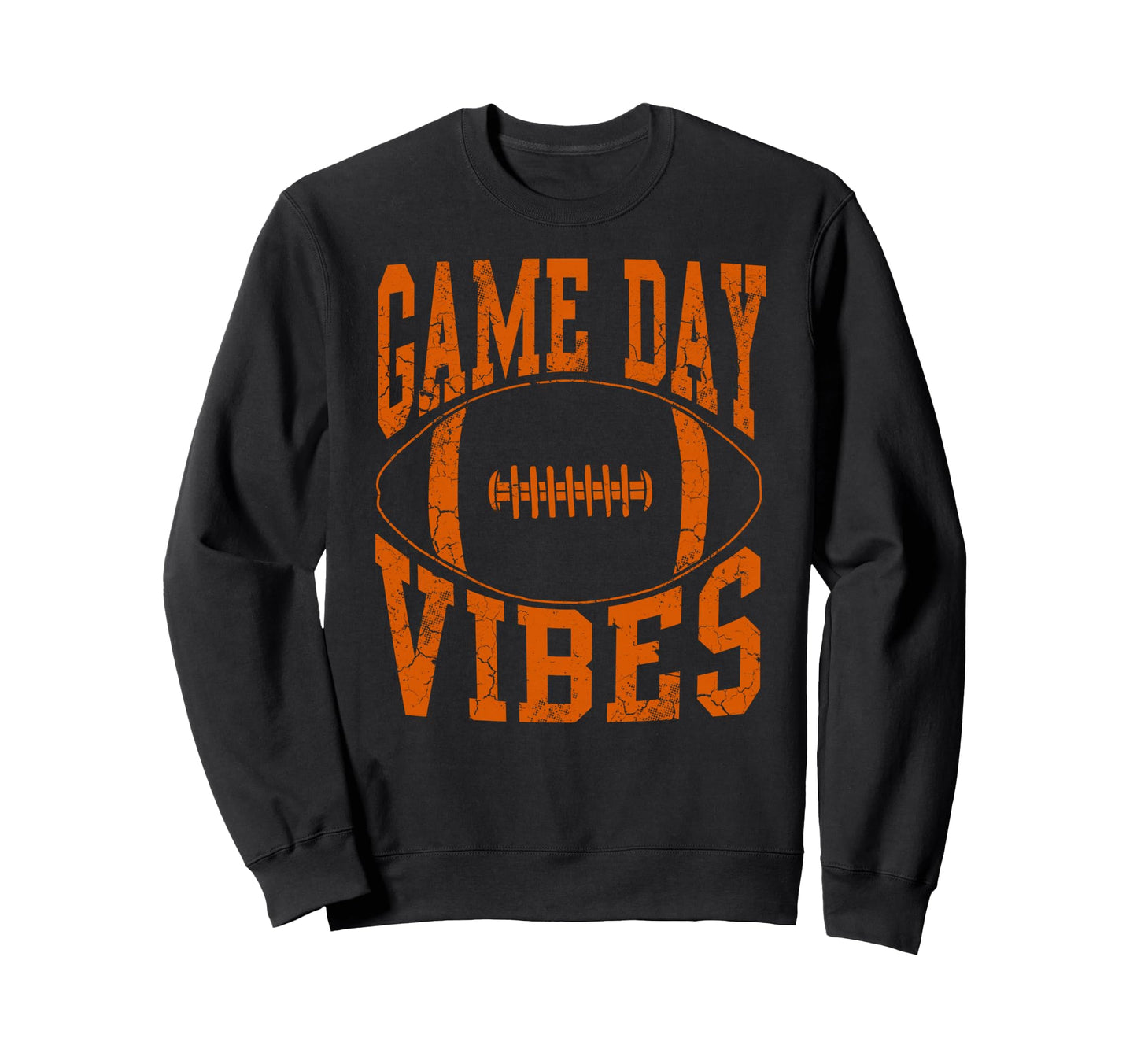 Game Day Vibes Orange Football Sweatshirt - Streetwear Style Unisex - T-Shirt, Sweatshirt, Hoodie