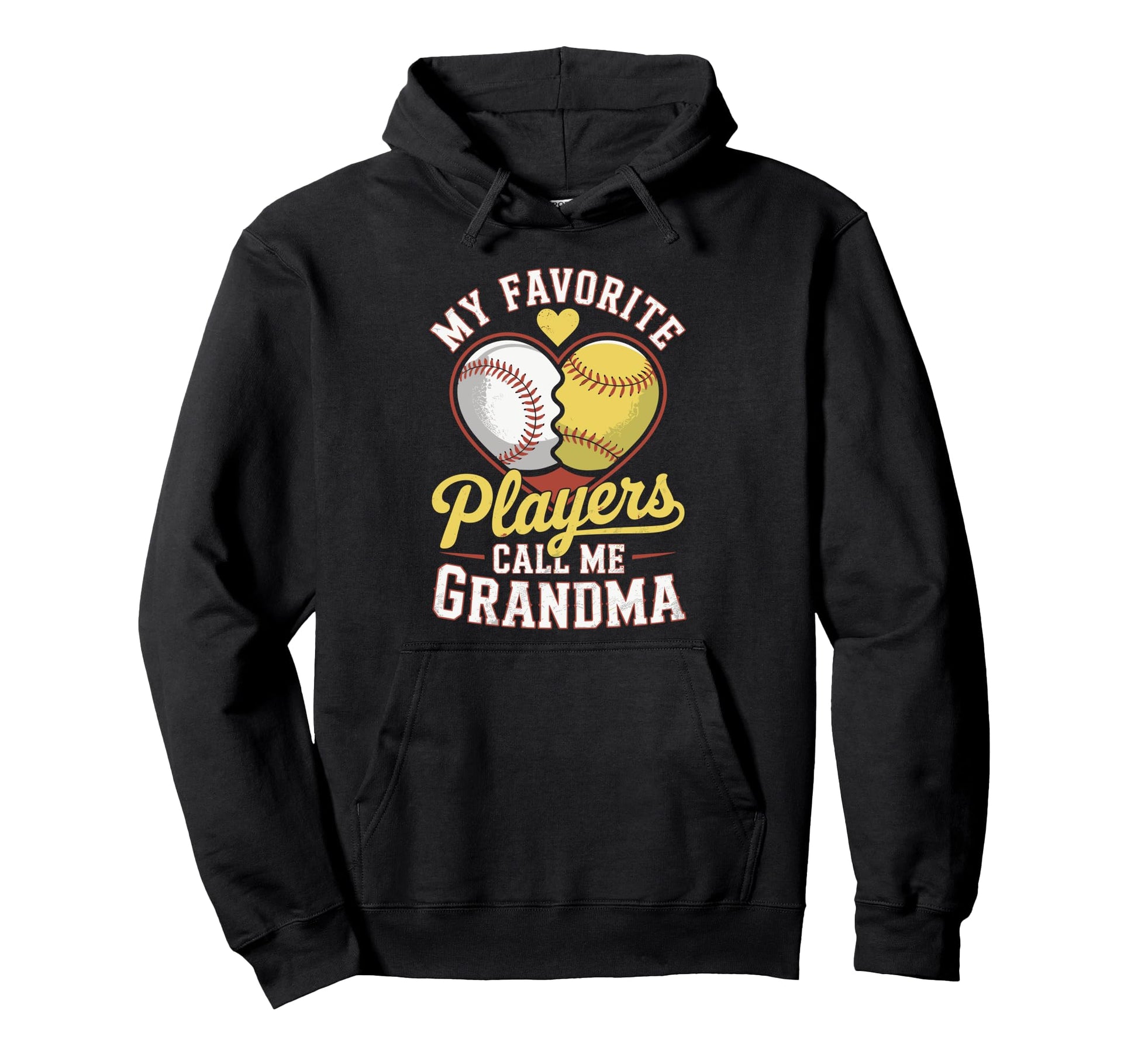 My Favorite Players Call Me Grandma Hoodie - Casual Everyday Wear Unisex - T-Shirt, Sweatshirt, Hoodie