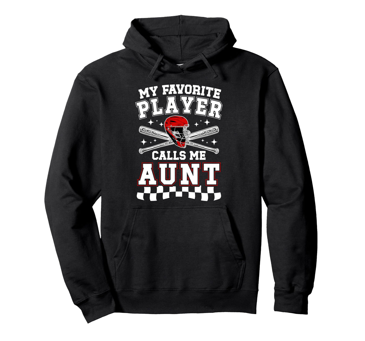 Proud Baseball Aunt Baseball Player Auntie Hoodie - Custom Art Print Unisex - T-Shirt, Sweatshirt, Hoodie
