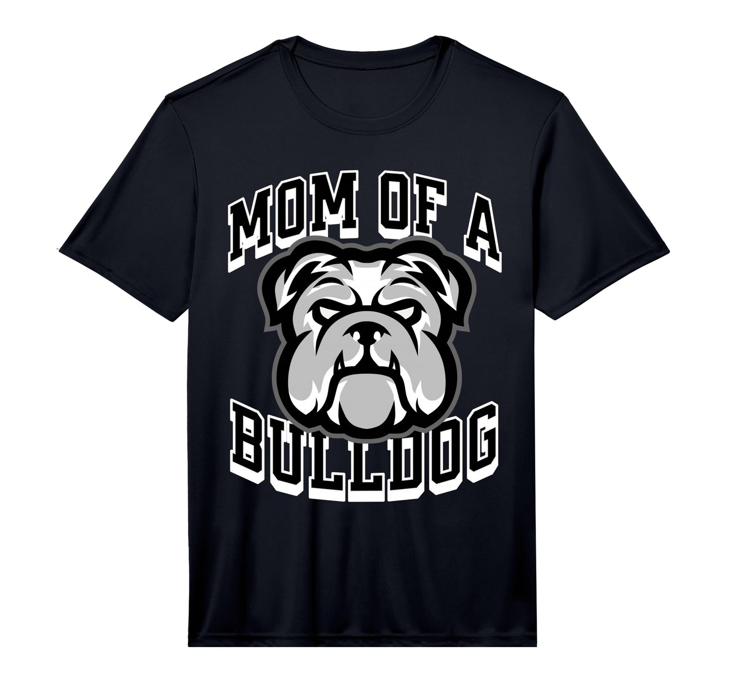 Mens Mom Bulldog Game Day Sports T-Shirt - Fun Novelty Design Unisex - T-Shirt, Sweatshirt, Hoodie