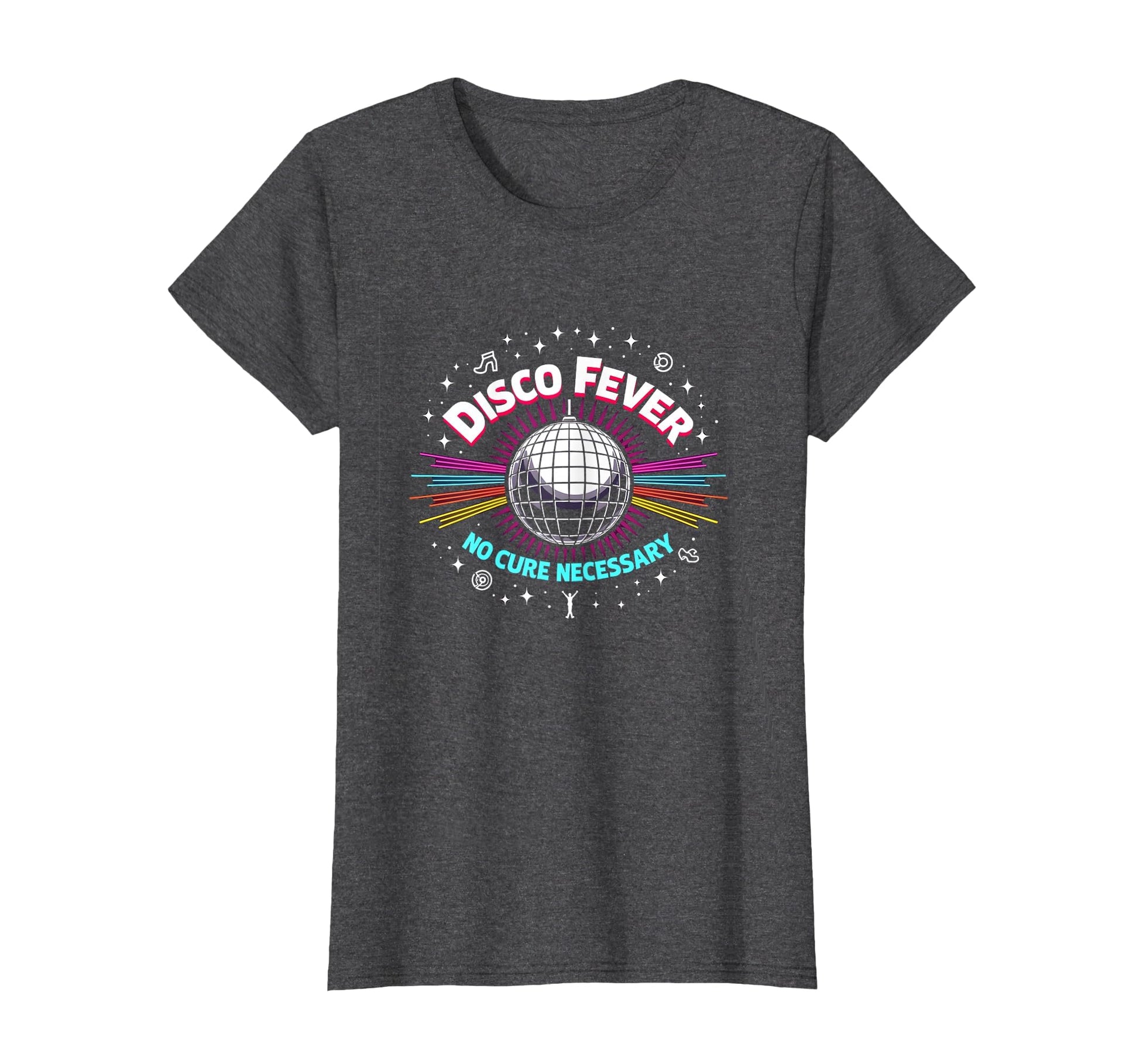 Disco Fever No Cure Necessary Mens T-Shirt - Fun Novelty Design Men Women - T-Shirt, Sweatshirt, Hoodie