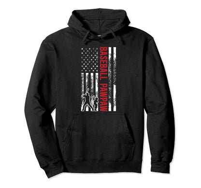 Baseball Pawpaw Us Flag Pawpaw Hoodie - Custom Art Print for Adults - T-Shirt, Sweatshirt, Hoodie