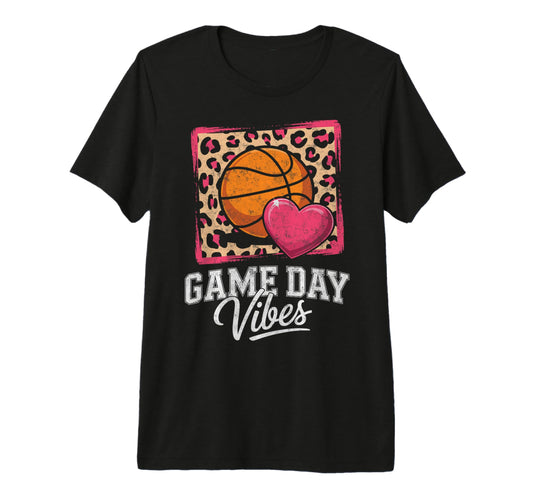 Game Day Vibes Animal Basketball T-Shirt - Novelty Apparel Men Women - T-Shirt, Sweatshirt, Hoodie
