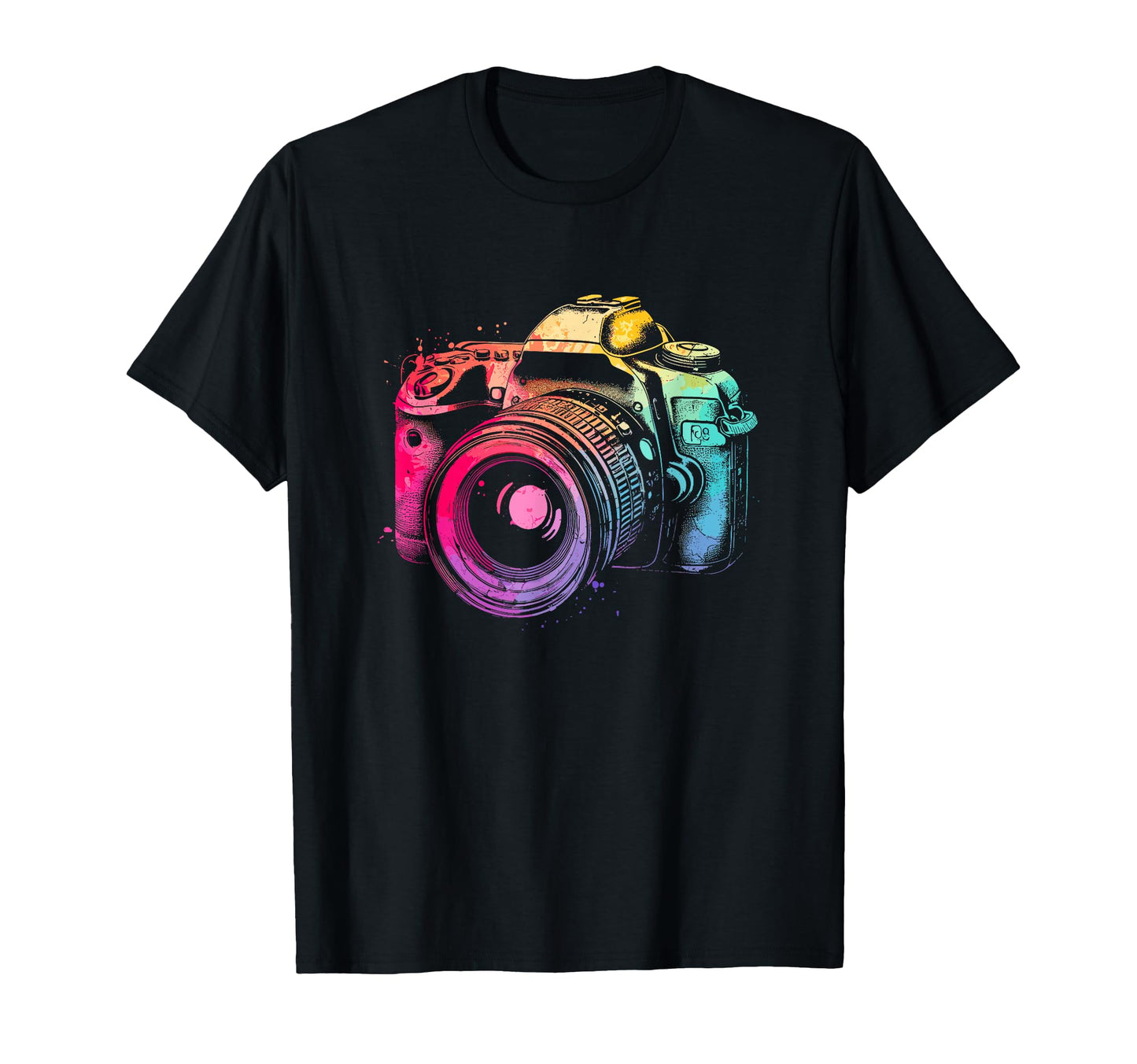 Colorful Camera Photographer Passion T-Shirt - Streetwear Style Men Women - T-Shirt, Sweatshirt, Hoodie
