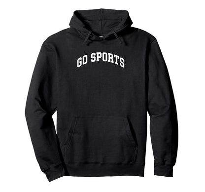 Go Sports Football Mom White Arch Hoodie - Streetwear Style Men Women - T-Shirt, Sweatshirt, Hoodie