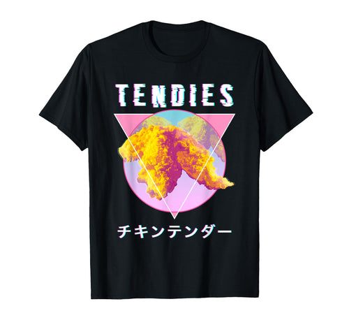 Vaporwave Tendies Chicken Tenders T-Shirt - Trendy Graphic for Adults - T-Shirt, Sweatshirt, Hoodie