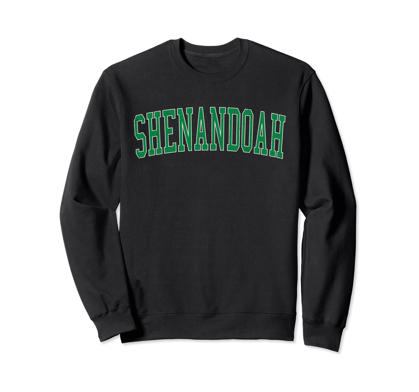 Shenandoah La Distressed Green Sweatshirt - Aesthetic Graphic Unisex - T-Shirt, Sweatshirt, Hoodie