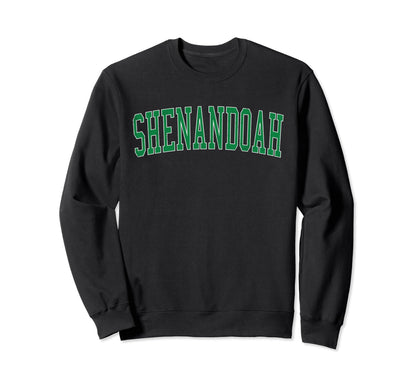 Shenandoah La Distressed Green Sweatshirt - Aesthetic Graphic Unisex - T-Shirt, Sweatshirt, Hoodie
