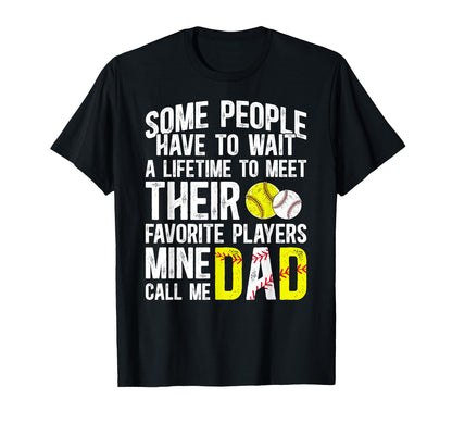 Favorite Players Call Me Dad T-Shirt - Casual Everyday Wear Men Women - T-Shirt, Sweatshirt, Hoodie