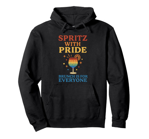 Pride Cocktail Lover Brunch Fans Hoodie - Aesthetic Graphic Unisex - T-Shirt, Sweatshirt, Hoodie