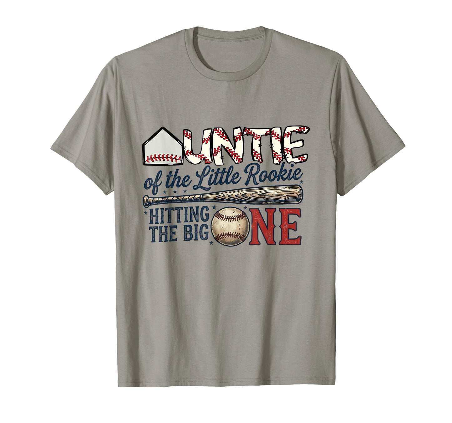 Aunt Auntie Lil Rookie 1St Birthday T-Shirt - Minimalist Print for Adults - T-Shirt, Sweatshirt, Hoodie