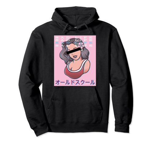 Vaporwave Pin Up Aesthetic Japan Hoodie - Streetwear Style Unisex - T-Shirt, Sweatshirt, Hoodie