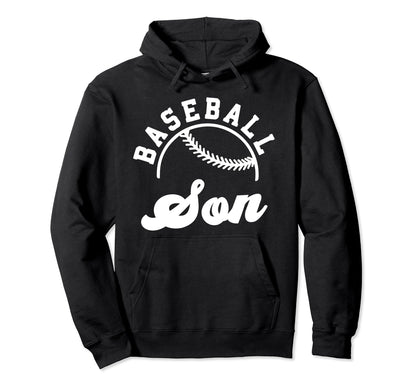 Baseball Son Matching Baseball Team Hoodie - Custom Art Print for Adults - T-Shirt, Sweatshirt, Hoodie