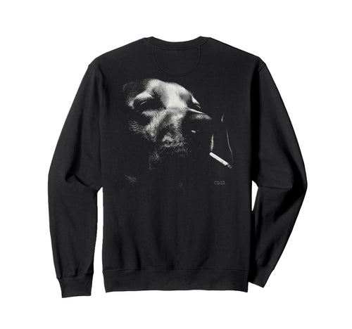Golden Retriever Smoking Cigarette Sweatshirt - Graphic Print Unisex - T-Shirt, Sweatshirt, Hoodie