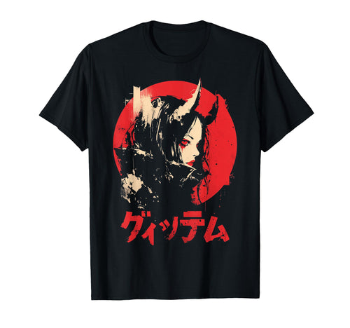 Goth Grunge Demon Anime Waifu Horror T-Shirt - Unique Graphic for Adults - T-Shirt, Sweatshirt, Hoodie