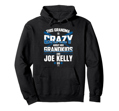 Grandma Crazy Joe Kelly Los Angeles Hoodie - Custom Art Print Men Women - T-Shirt, Sweatshirt, Hoodie