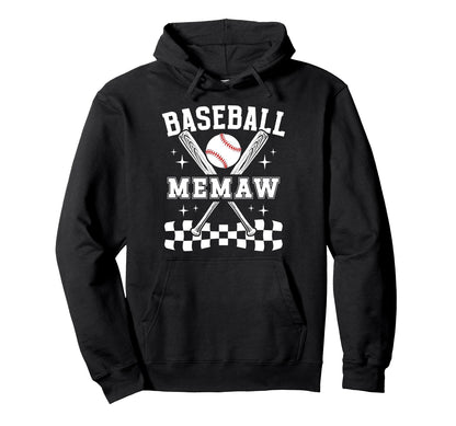 Baseball Memaw Baseball Player Memaw Hoodie - Unique Graphic Men Women - T-Shirt, Sweatshirt, Hoodie