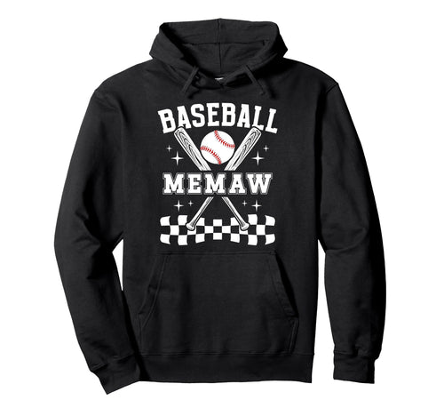 Baseball Memaw Baseball Player Memaw Hoodie - Unique Graphic Men Women - T-Shirt, Sweatshirt, Hoodie