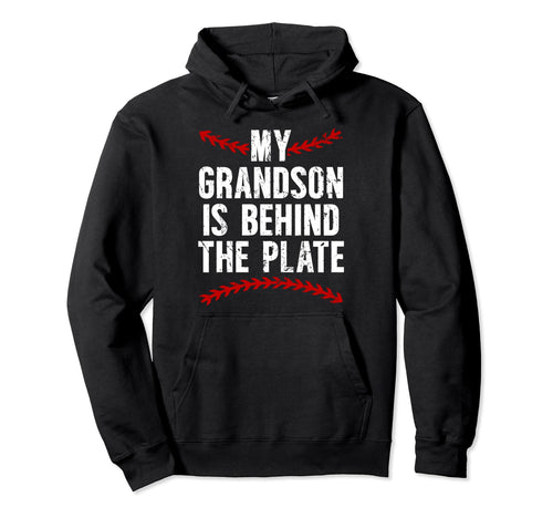 Baseball Catcher Grandma Proud Hoodie - Custom Art Print Men Women - T-Shirt, Sweatshirt, Hoodie