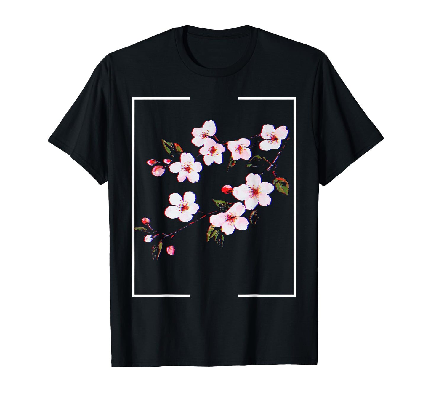 Cherry Blossom Japanese Aesthetic T-Shirt - Custom Art Print Unisex - T-Shirt, Sweatshirt, Hoodie