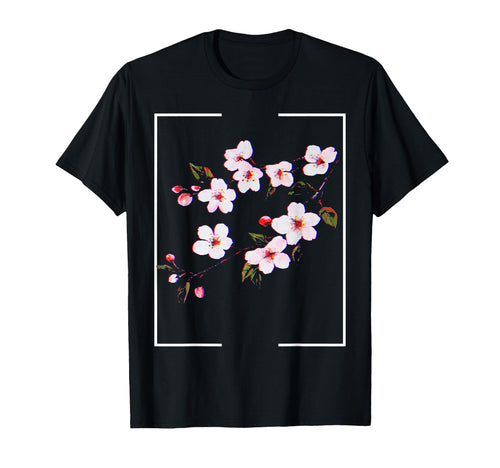Cherry Blossom Japanese Aesthetic T-Shirt - Custom Art Print Unisex - T-Shirt, Sweatshirt, Hoodie
