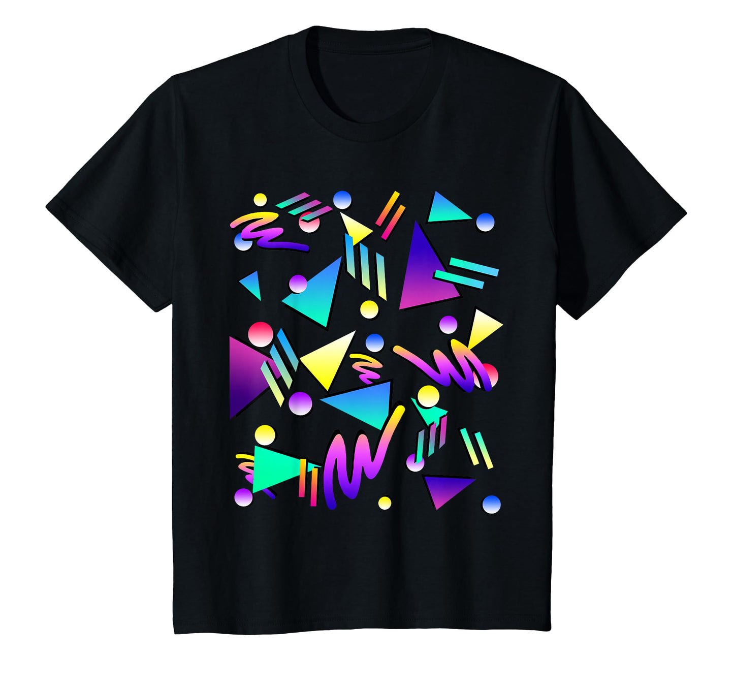 Geometric Aesthetic 90S Memphis Art T-Shirt - Unique Graphic Men Women - T-Shirt, Sweatshirt, Hoodie