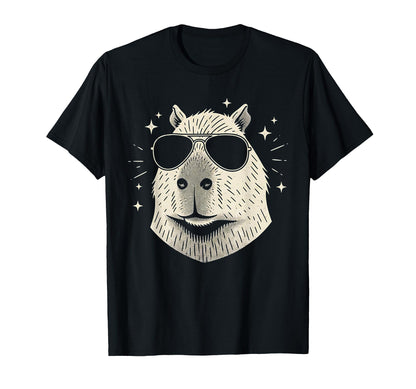 Y2K Capybara Sunglasses 90S 2000S T-Shirt - Streetwear Style Men Women - T-Shirt, Sweatshirt, Hoodie