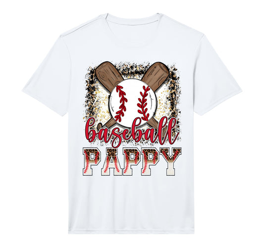 Baseball Pappy Leopard Proud Ball T-Shirt - Novelty Apparel for Adults - T-Shirt, Sweatshirt, Hoodie