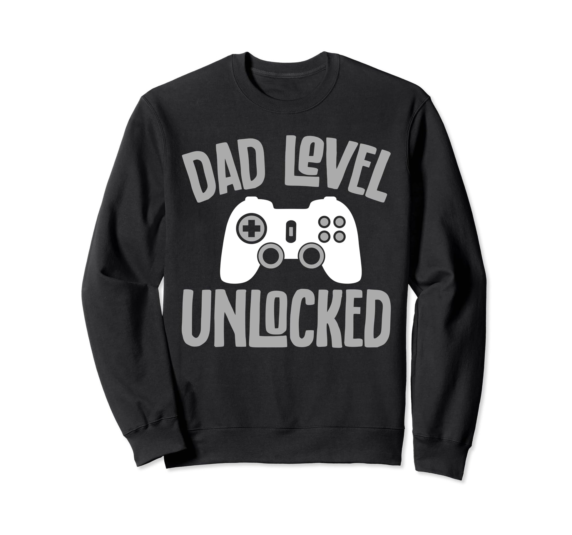Gamer Dad Funny Dad Level Unlocked Sweatshirt - Custom Art Print Men Women - T-Shirt, Sweatshirt, Hoodie
