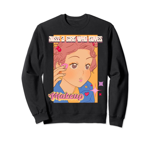 Anime Who Loves Makeup Rainbow Japan Sweatshirt - Custom Art Print Unisex - T-Shirt, Sweatshirt, Hoodie