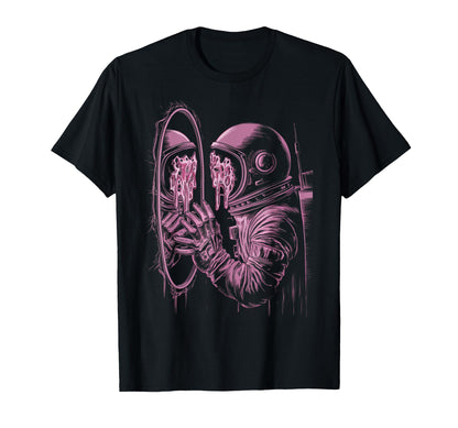 Mens Astronaut Sci Fi Weirdcore T-Shirt - Novelty Apparel for Adults - T-Shirt, Sweatshirt, Hoodie
