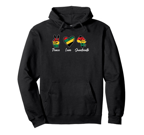 Junenteeth Shirts Celebrating Peace Love Hoodie - Unique Graphic Men Women - T-Shirt, Sweatshirt, Hoodie