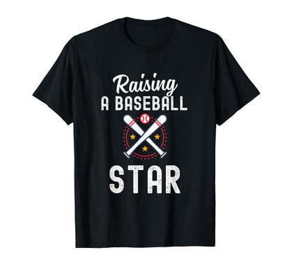 Baseball Mom Life Raising Baseball T-Shirt - Minimalist Print for Adults - T-Shirt, Sweatshirt, Hoodie