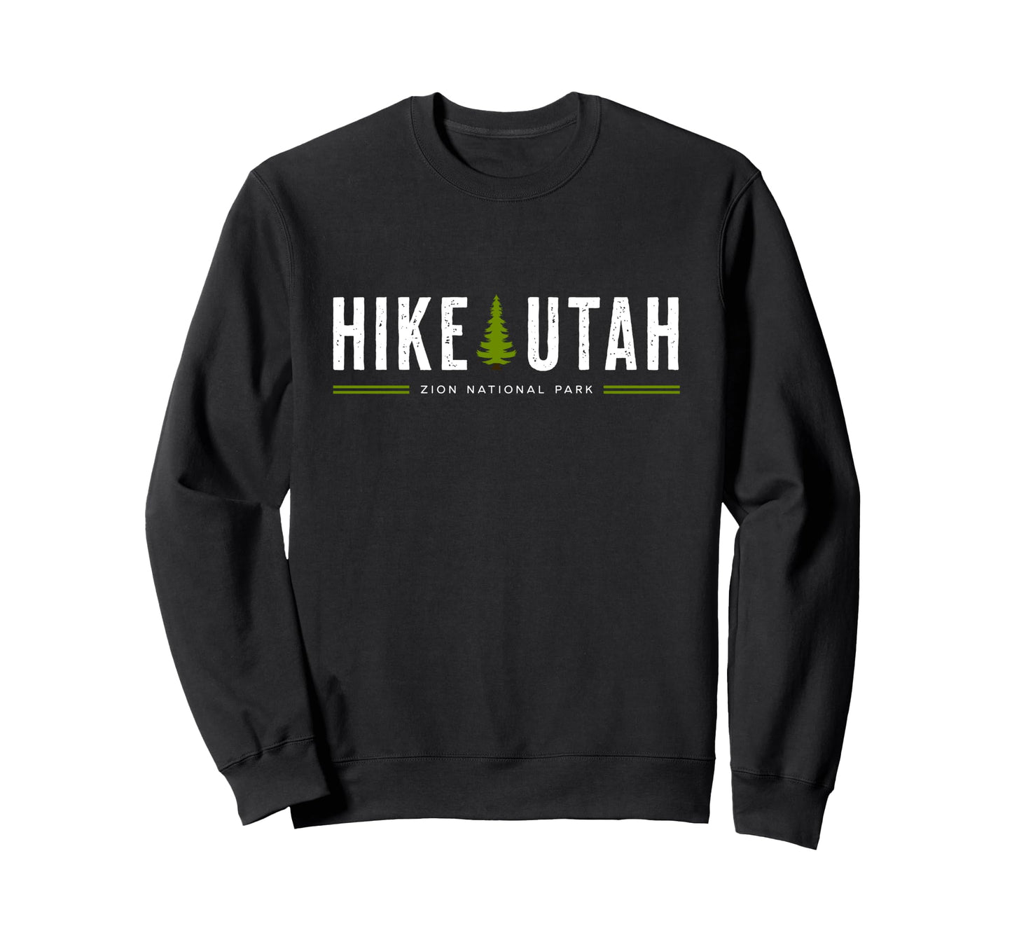 Utah Zion National Park Hike Tree Sweatshirt - Graphic Print Unisex - T-Shirt, Sweatshirt, Hoodie