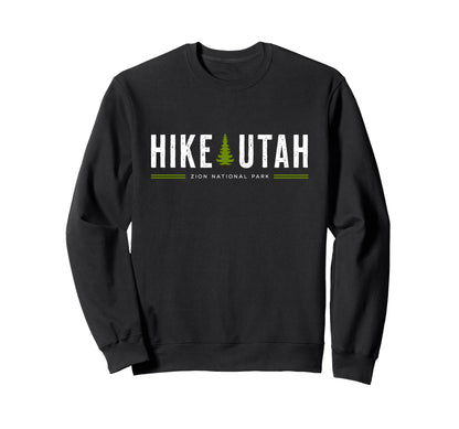 Utah Zion National Park Hike Tree Sweatshirt - Graphic Print Unisex - T-Shirt, Sweatshirt, Hoodie