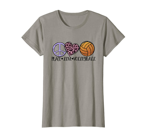Volleyball Lover Fun Peace Love Volleyball T-Shirt - Trendy Graphic Unisex - T-Shirt, Sweatshirt, Hoodie