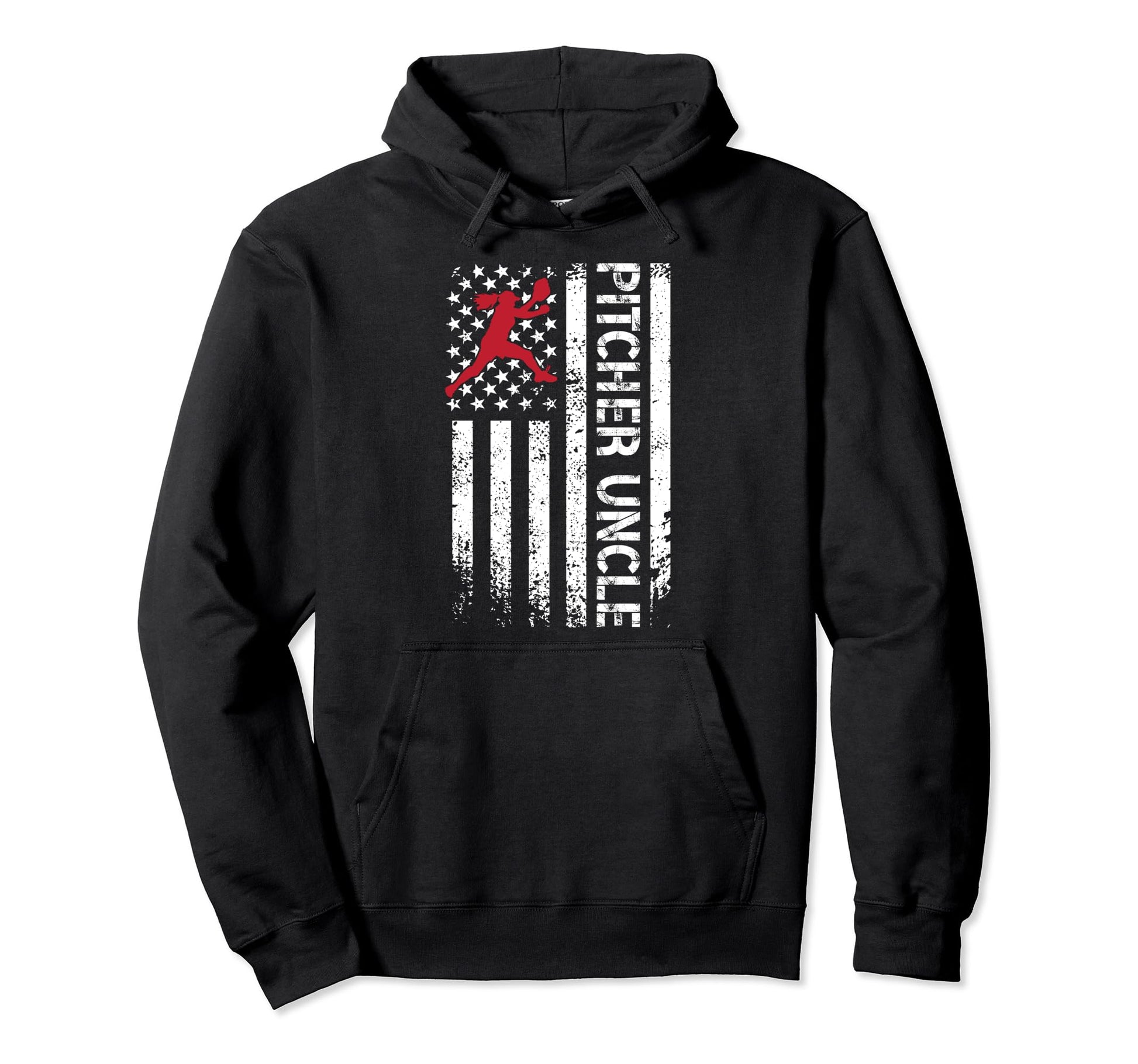 Baseball Pitcher Uncle Baseball Pitcher Us Hoodie - Trendy Graphic Unisex - T-Shirt, Sweatshirt, Hoodie