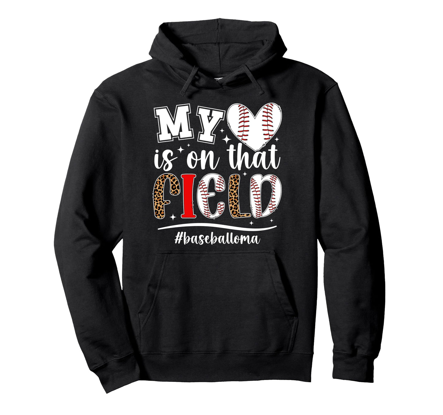That Field Baseball Oma Baseball Player Hoodie - Graphic Print for Adults - T-Shirt, Sweatshirt, Hoodie