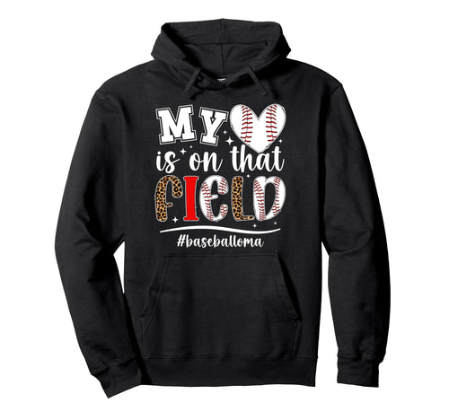 That Field Baseball Oma Baseball Player Hoodie - Graphic Print for Adults - T-Shirt, Sweatshirt, Hoodie