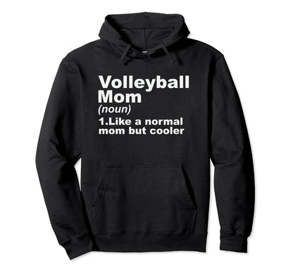 Volleyball Mom Sports Game Day Fan Gift Hoodie - Aesthetic Graphic Unisex - T-Shirt, Sweatshirt, Hoodie