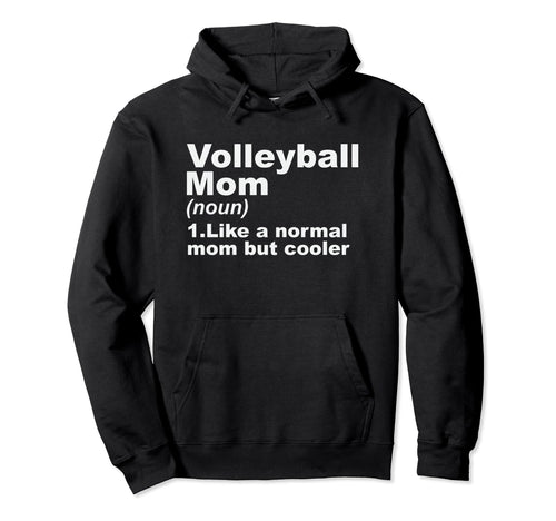 Volleyball Mom Sports Game Day Fan Gift Hoodie - Aesthetic Graphic Unisex - T-Shirt, Sweatshirt, Hoodie