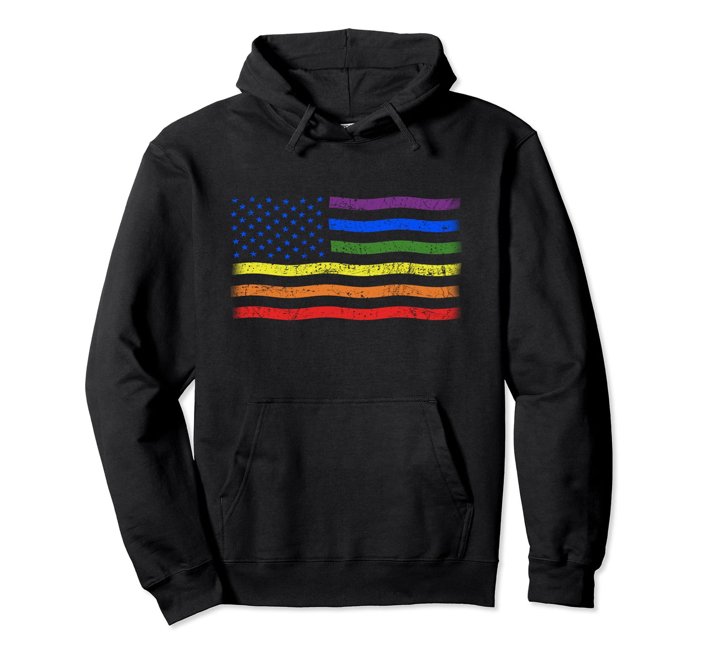 Lgbtq Flag Gay Pride Month Hoodie - Aesthetic Graphic for Adults - T-Shirt, Sweatshirt, Hoodie