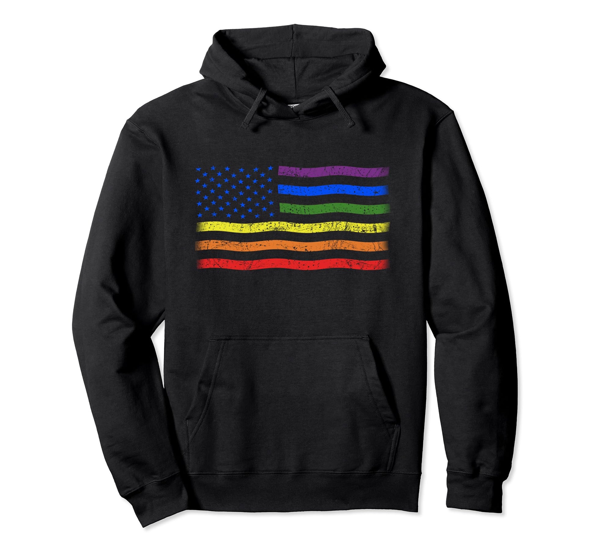 Lgbtq Flag Gay Pride Month Hoodie - Aesthetic Graphic for Adults - T-Shirt, Sweatshirt, Hoodie