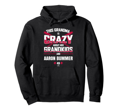 Grandma Crazy Aaron Bummer Atlanta Hoodie - Novelty Apparel for Adults - T-Shirt, Sweatshirt, Hoodie