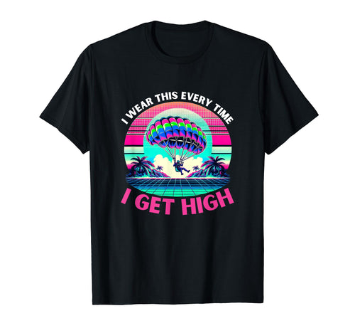 High Flying Vaporwave Parasailing Kit T-Shirt - Custom Art Print Unisex - T-Shirt, Sweatshirt, Hoodie