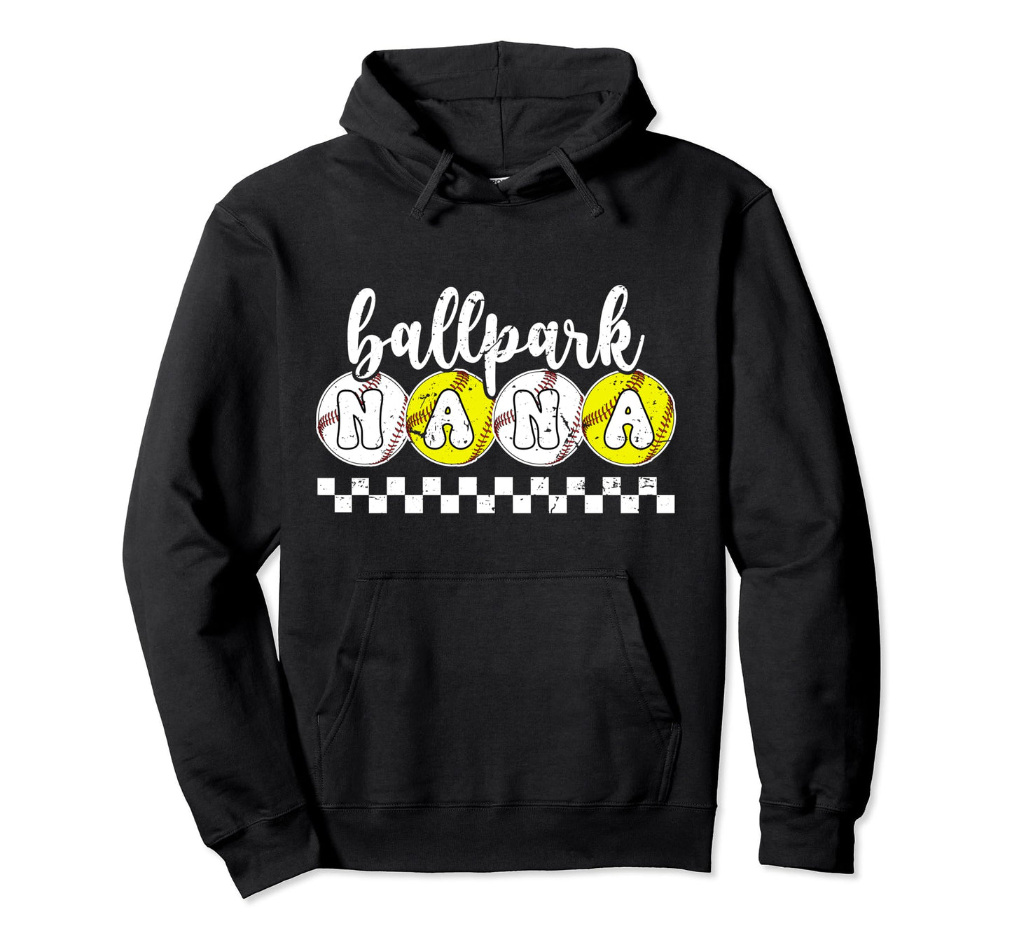 Ballpark Nana Proud Softball Baseball Hoodie - Streetwear Style Unisex - T-Shirt, Sweatshirt, Hoodie